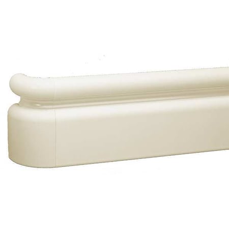Pawling Handrail, Eggshell, 6-1/4 in. H, 22 lb. BR-400P-12-370