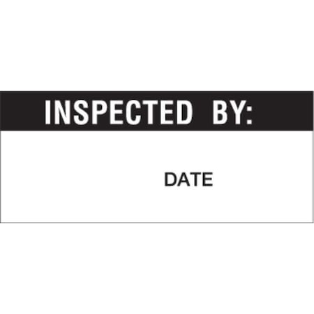 Brady Quality Inspection Label, 5/8 in. H, PK5 WO-52-VP