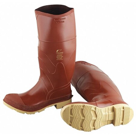 Onguard Mid-Calf, Sz 6, 16" H, Brown, Stl, PR 85302 06 00