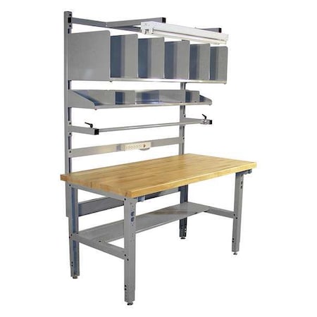 Pro-Line Packing Table, Solid Maple, 72 in. D IWBPB7230M