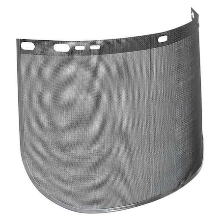 Jackson Safety Face Shield Visor, Black Visor, 9" Height, Uncoated Lens, Black 29081