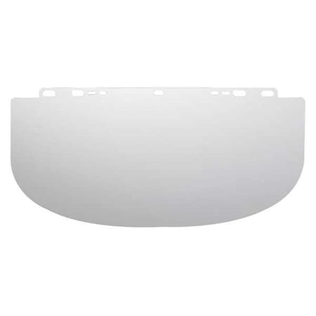 Jackson Safety Face Shield Visor, Clear Visor, 9" Height, Uncoated Lens, Clear 29103