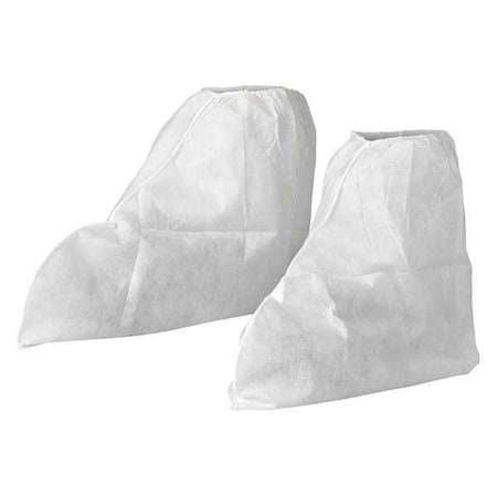 Kleenguard Disposable Boot Covers, SMMMS, White, Slip Resistant Sole: No , Universal 36880