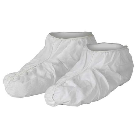 Kleenguard Disposable Shoe Covers, SMMMS, White, Slip Resistant Sole: No , Universal 36885