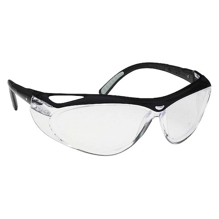 Kleenguard V20 Envision, Safety Glasses, Anti-Fog & Anti-Scratch, Clear Lens, Black Frame, Half-Frame 14478