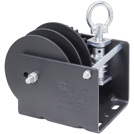 Dutton-Lainson 1500Lb Worm Winch, Split -Loop0 WG1500