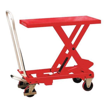Dayton Scissor Lift Table, 1760 lb. Cap, 20-1/2"W, 39-1/2"L 33W287