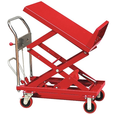 Dayton Scissor Lift/Tilt Table, 400 lb. Cap, 19-1/2"W, 29-1/2"L 33W289