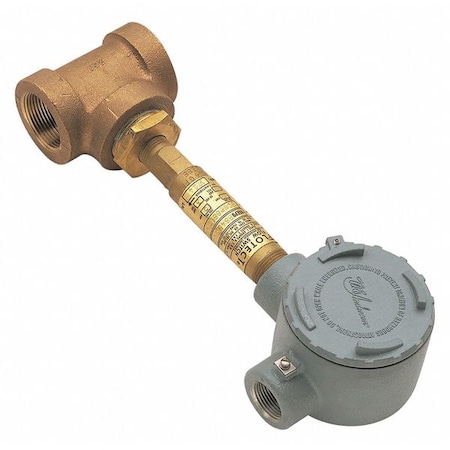 Haws Flow Switch, Brass, Brass, For Use With, Alarm, Eyewash, Shower SP154DPDT