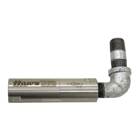 Haws Valve, Stainless Steel, Silver, For Use With, Shower, Eyewash SP157A