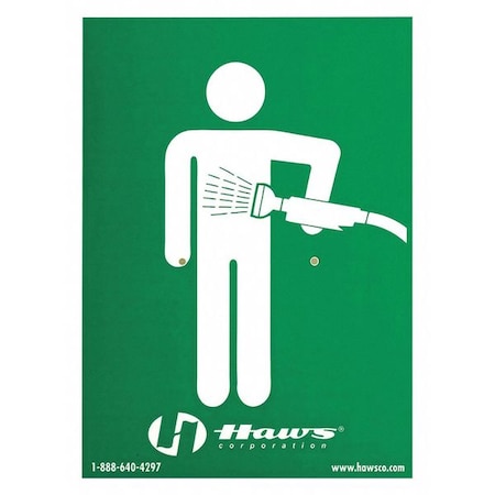 Haws Eyewsh Sign 8In X 10In SP176