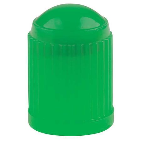 Haltec Green Plastic Sealing Valve Cap, PK1000 A-100-VC-8G