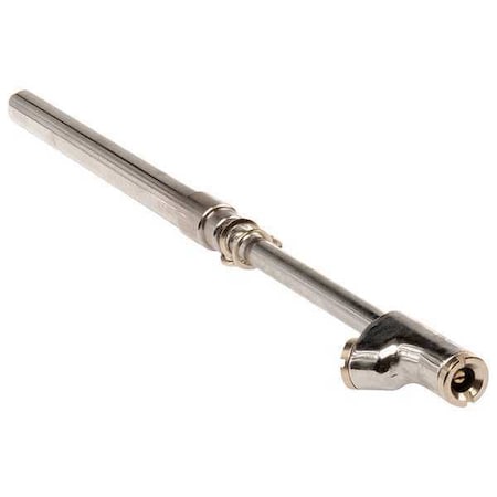 Haltec Dual Foot Tire Pressure Gauge, Pencil, 2 psi Pressure Increments, Metal GA-155S-RCL