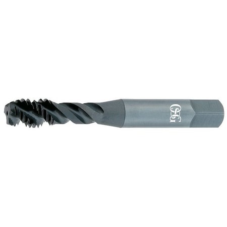 OSG Spiral Flute Tap, 1/4"-28, Bottoming, UNF, 3 Flutes, Oxide 1763601