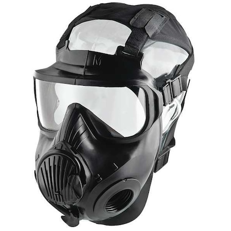 Avon Protection Gas Mask, C50 Twin, Not Rated, Threaded, Size, S 70501-189