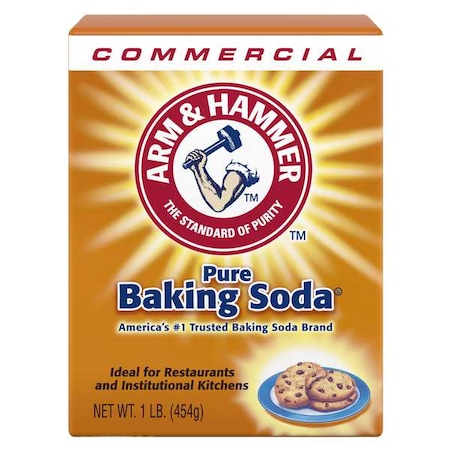 Arm & Hammer Baking Soda, 1 lb, Box, Powder, Ready to Use, Unscented, 24 PK 33200-84104