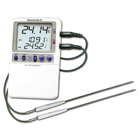 Control Co NIST Traceable Digital Thermistor Thermometer, -58 Degrees to 158 Degrees F 4338