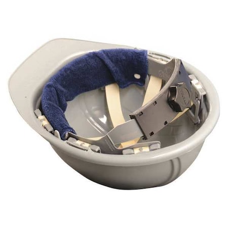 Condor Snap-On Hard Hat Sweatband, Soft Terry Cloth Fabric, Attaches To Suspension, Navy, Universal Size 33Y784