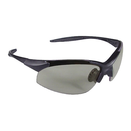 Radians Rad-Infinity, Safety Glasses, Anti-Fog & Anti-Scratch, Indoor/Outdoor Lens, Black Frame, Half-Frame IMP-IN1-90