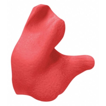 Radians Custom Fit Reusable Silicone Molded Ear Plugs, Custom Fit Shape, 26 dB, Red CEP001-R