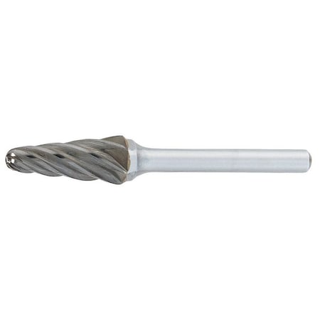 Osg Carbide Bur, 14 deg. Included Angle, 1/2in 887-5000