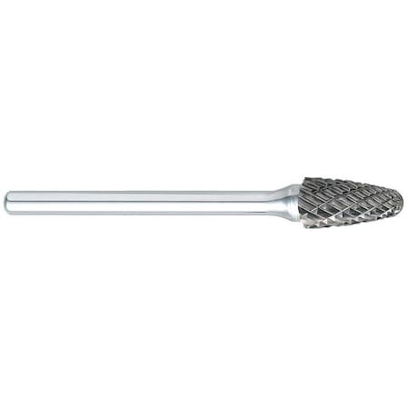 Osg Carbide Bur, Round Nose Tree, 1/4 in. 815-0003