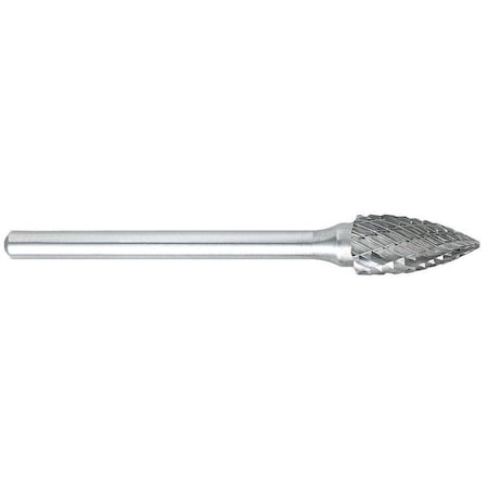 Osg Carbide Bur, Pointed Tree, 1/4 in. 815-0004