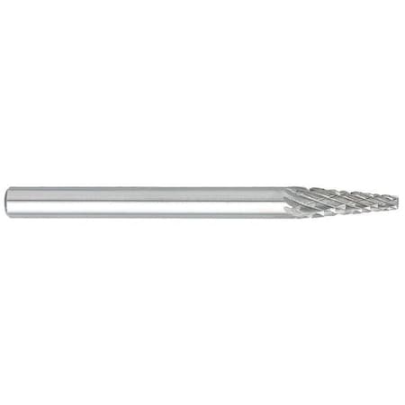 Osg Carbide Bur, 12 deg. Included Angle, 1/8in 800-8011