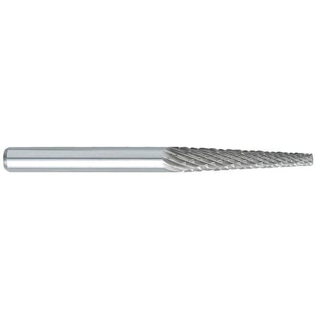 Osg Carbide Bur, 7 deg. Included Angle, 1/8 in 800-8013