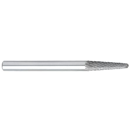 Osg Carbide Bur, 8 deg. Included Angle, 1/8 in 800-8017