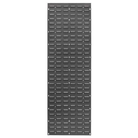 Quantum Storage Systems Steel Louvered Panel, 1 1/2 in D x 61 in H x 18 in W, Gray QLP-1861