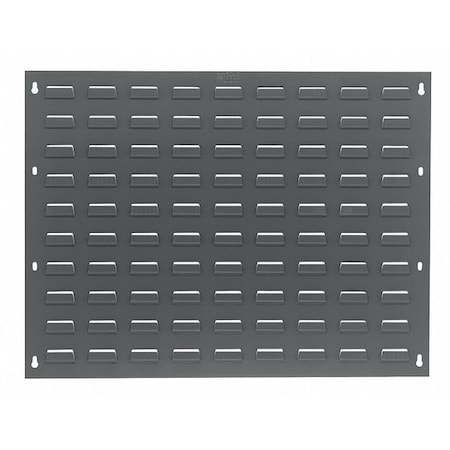 Quantum Storage Systems Steel Louvered Panel, 1/4 in D x 21 in H x 27 in W, Gray QLP-2721