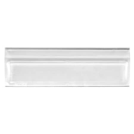 QUANTUM STORAGE SYSTEMS Clear Plastic Bin Window, 6 PK WMS531