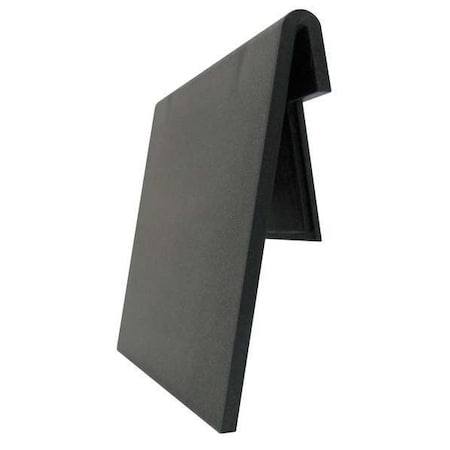 Quantum Storage Systems Black Plastic Label Holder, 4 in L, 2 1/4 in W ELH410
