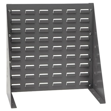 Quantum Storage Systems Steel Louvered Bench Rack, 1/4 in D x 20 in H x 18 in W, Gray QBR-1819