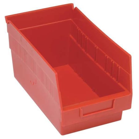 Quantum Storage Systems Red Shelf Bin, 11-5/8"L x 6-5/8"W x 8"H QSB802RD