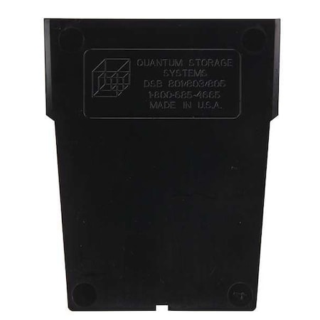 Quantum Storage Systems Plastic Divider, Black, 3 in L, 7 1/2 in H, 50 PK DSB801/803/805
