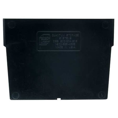 Quantum Storage Systems Plastic Divider, Black, 5 1/2 in L, 7 1/2 in H, 50 PK DSB802/804/806