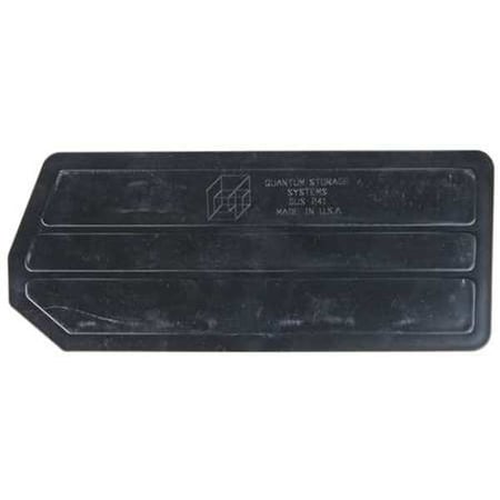 Quantum Storage Systems Plastic Divider, Black, 12 3/4 in L, 5 1/2 in H, 6 PK DUS241