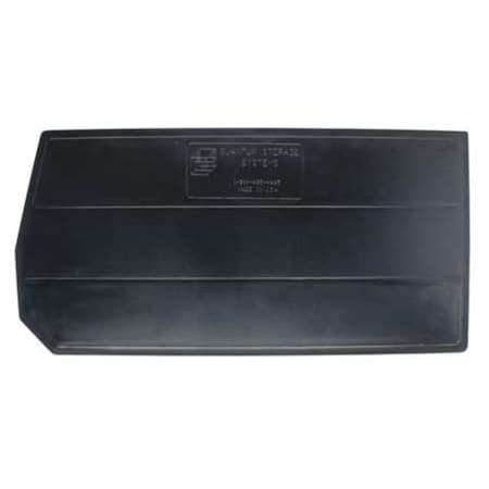 Quantum Storage Systems Plastic Divider, Black, 28 3/8 in L, 10 1/4 in H DUS974