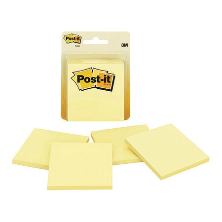Post-It Post-It, 3x3, 50Sh/Pd, Ca, PK4 5400