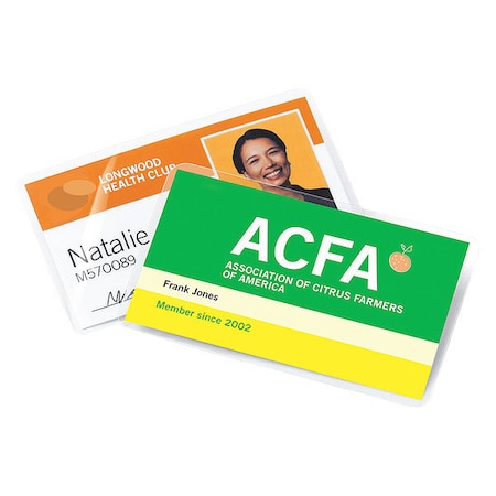 Gbc Pouch, Laminate, Bsncrd, 7Mil, PK100 GBC3300371