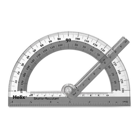 Helix Protractor, Swing Arm, 6", PK10 60009
