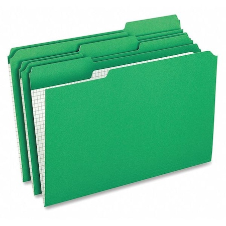 Pendaflex Grid Pattern Color Legal File Folder, Grn R15313BGR