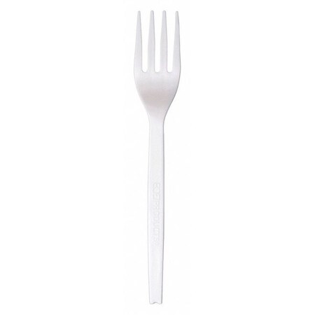 Eco-Products Fork, Plant Starch, 7", PK1000 EPS002CT