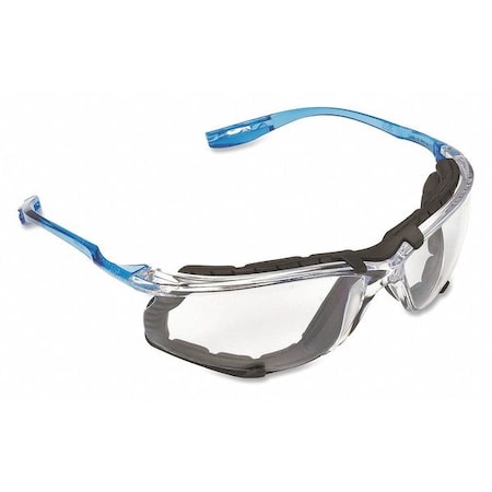 3M Virtua, Safety Glasses, Anti-Fog, Clear Lens, Blue Frame 118720000020