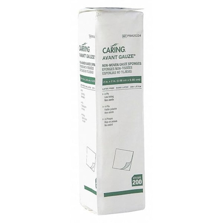 Medline Gauze, Nonwvn, Cotton, Nonstrl, PK200 PRM25224