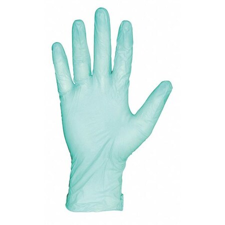 Proguard Aloe Coated General Purpose Gloves, 4 mil Palm, Vinyl, L, Green 8612L
