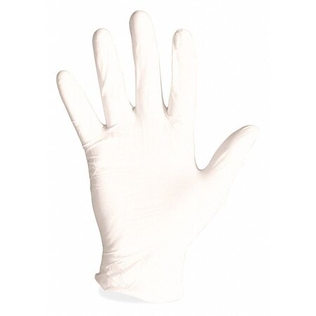 Proguard Disposable Gloves, 4 mil Palm, Latex, M, 100 PK, Natural 8621M