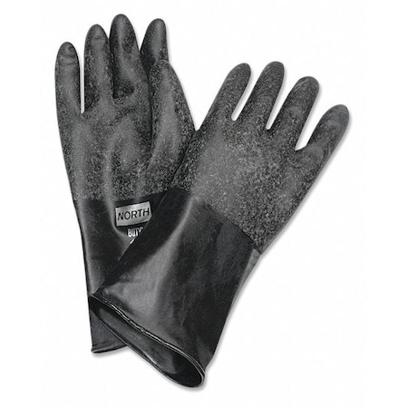Honeywell North Black Butyl Gloves, 10, 2PK B174R10